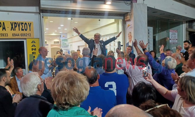 Κιουσης μετα 1 Ο Κιούσης επανεξελέγη Δήμαρχος στο Κορωπί
