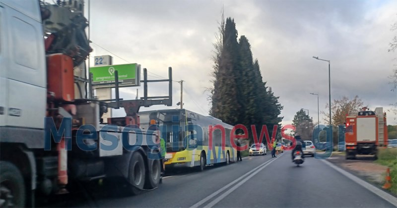 astiko Koropi fotia Αστικό λεωφορείο άρπαξε φωτιά εν κινήσει στο Κορωπί