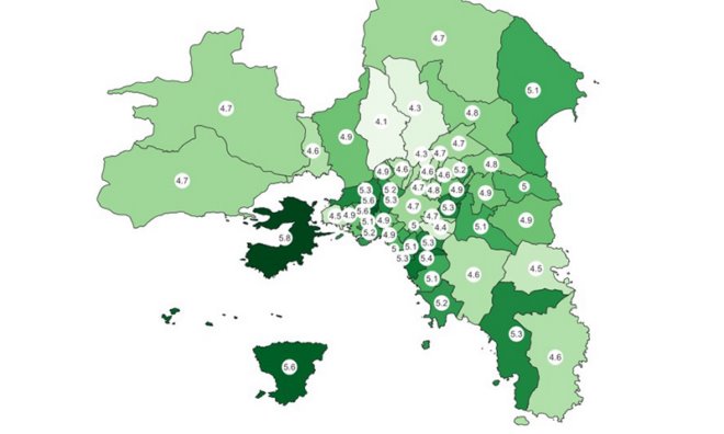 axiologisi dimon Πως αξιολόγησαν οι πολίτες τους Δήμους της περιοχής - πίνακες