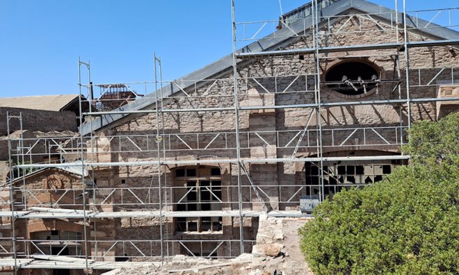 Εργασίες στα βιομηχανικά μνημεία στο Τεχνολογικό Πολιτιστικό Πάρκο Λαυρίου 1 Lavrion Technological Cultural Park Lavrion Technological Cultural Park Εργασίες στα βιομηχανικά μνημεία στο Τεχνολογικό Πολιτιστικό Πάρκο Λαυρίου