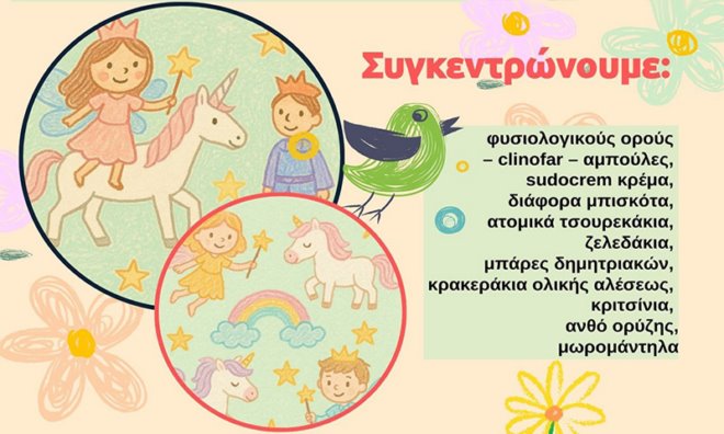 mitera Συλλογή βρεφικών και παιδικών ειδών για το Κέντρο Βρεφών «Η Μητέρα»