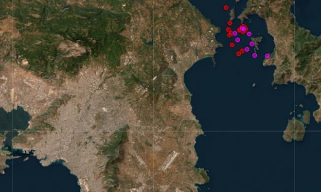 seismos evia Ισχυρός σεισμός 5,4 Ρίχτερ στην Εύβοια ταρακούνησε την Αττική