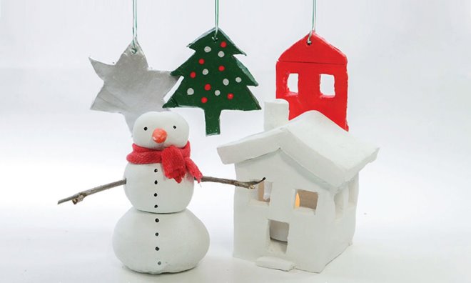 christougenna Markopoulo Καλλιτεχνικό Χριστουγεννιάτικο εργαστήριο στον σιδηροδρομικό σταθμό