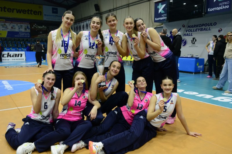 Final 4 K20 Markopoulo 1 Χρυσό μετάλλιο για τις νεανίδες του Μαρκοπούλου στο Final 4