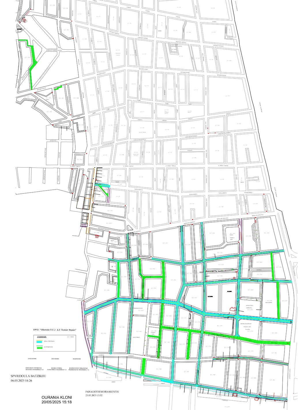 Glyka Nera Έργα οδοποιίας 2 χλμ στα Γλυκά Νερά