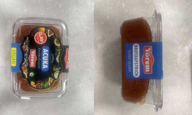 Yorem Acuka Ανάκληση προϊόντος επάλειψης